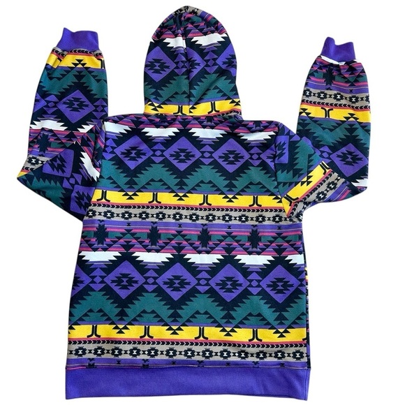 WeSC Raffe Mike Blanket AOP Unisex Hooded Sweatshirt Mens Size M Womens … - Picture 4 of 11